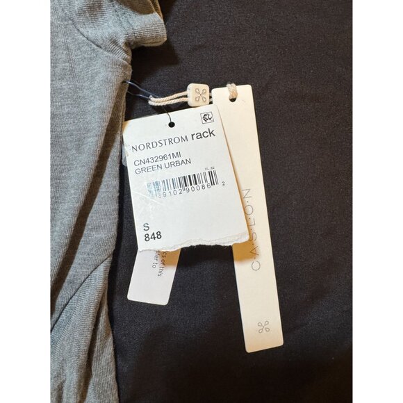 Short-Sleeve Gray Knot-Front Caslon Tee‎ - Picture 3 of 6